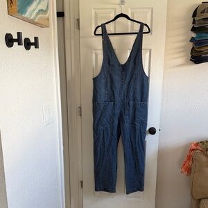 Women's Blue Denim Overalls